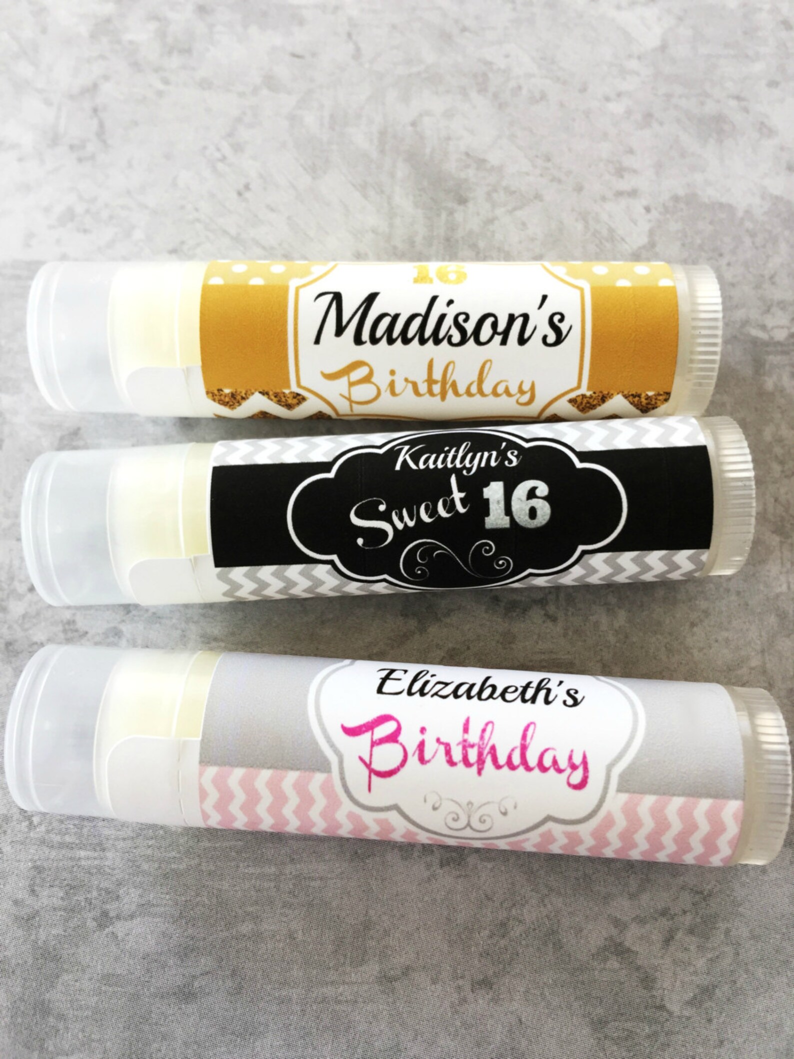 Sweet 16 Favors Set of 5 sweet Sixteen Party Favors Lip Etsy