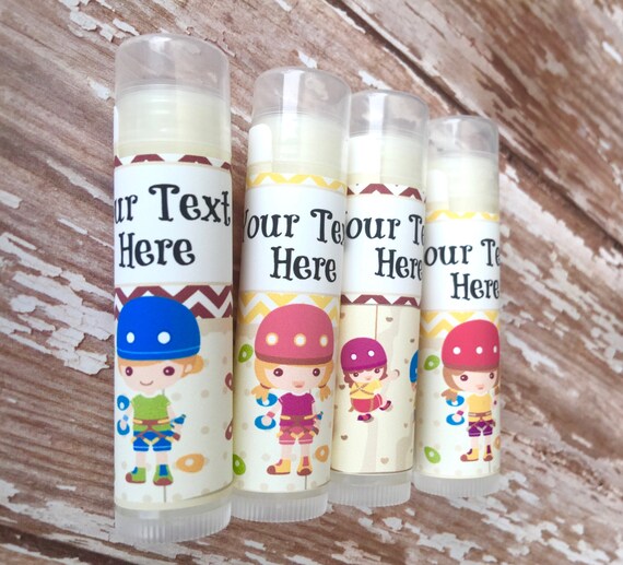 Rock Climbing Lip Balm Favor/5Pc/Party Favors/Rock Climbing Birthday/Birthday Girl/Rock Climbing Chapstick/Indoor Rock Climbing/Birthday Boy Il_570xn