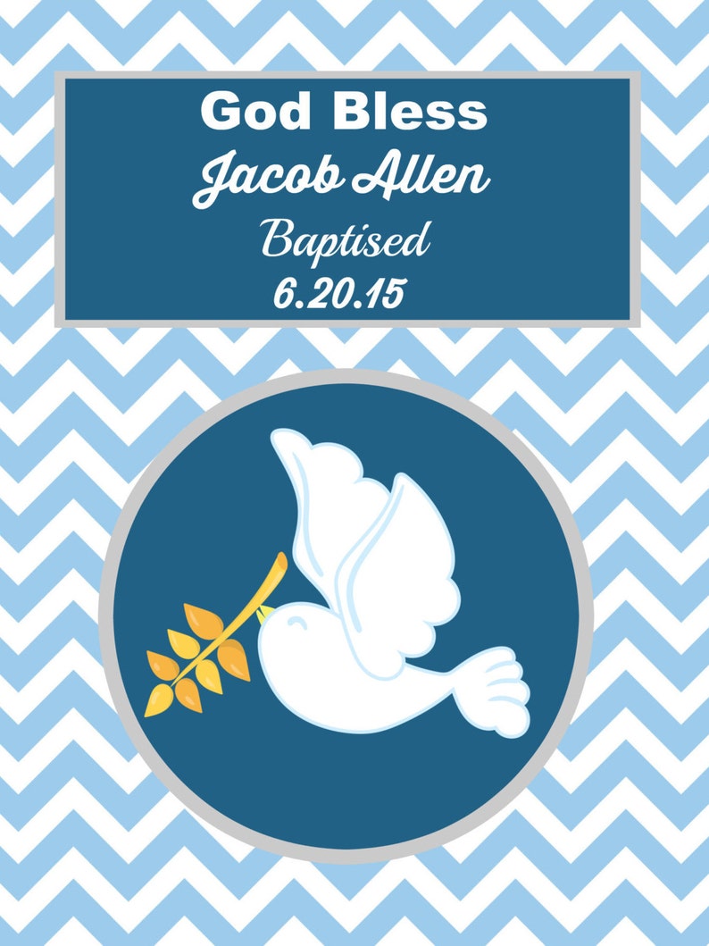 6Pc Baptism Favors/Baby Christening Favors/Boy Etsy