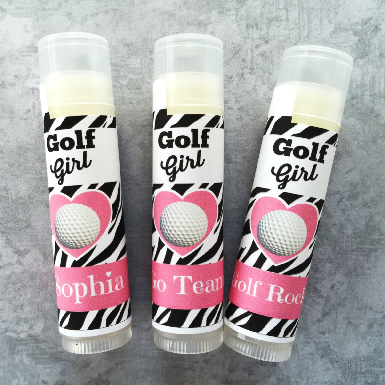 5pc Golf Party Favor Lip Balm/golf Party/girl Golf Favors/golf Etsy