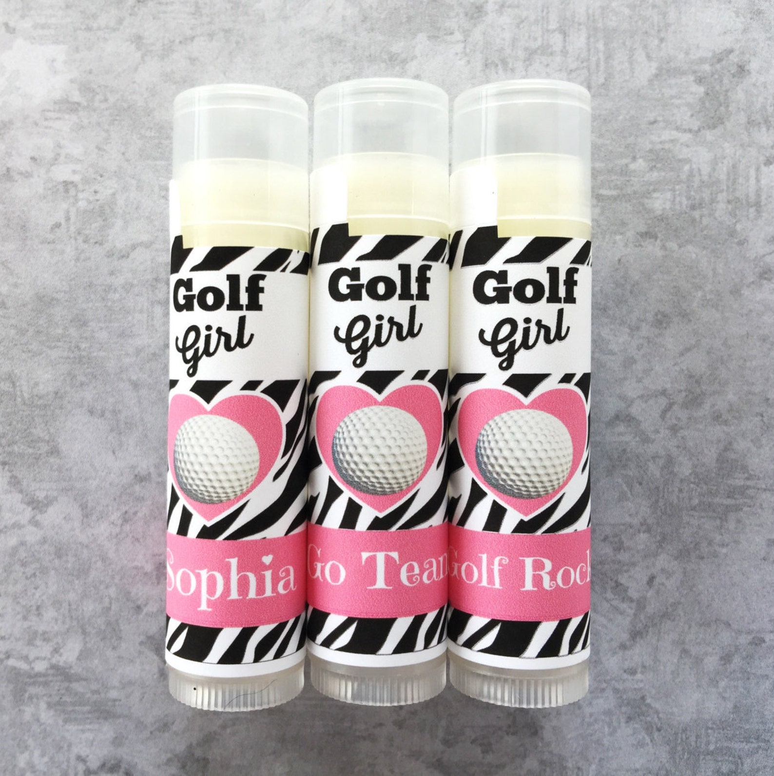 5pc Golf Party Favor Lip Balm/golf Party/girl Golf Favors/golf Etsy