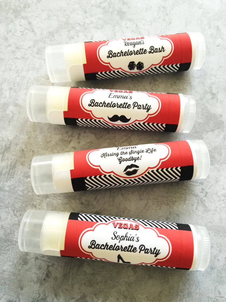 Bachelorette Party Favors Chapstick Las Vegas Bachelorette Etsy