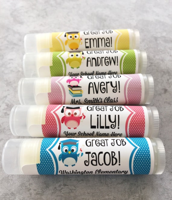 5Pc Graduation Party Favors/Graduation Party/Preschool Graduation /Graduation Chapstick/Grad Gifts/Graduation Favors/Kindergarten Graduation Il_570xn