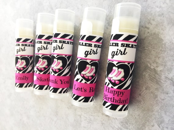 ROLLER SKATING Lip Balm Party Favors - Set of 5 Il_570xn