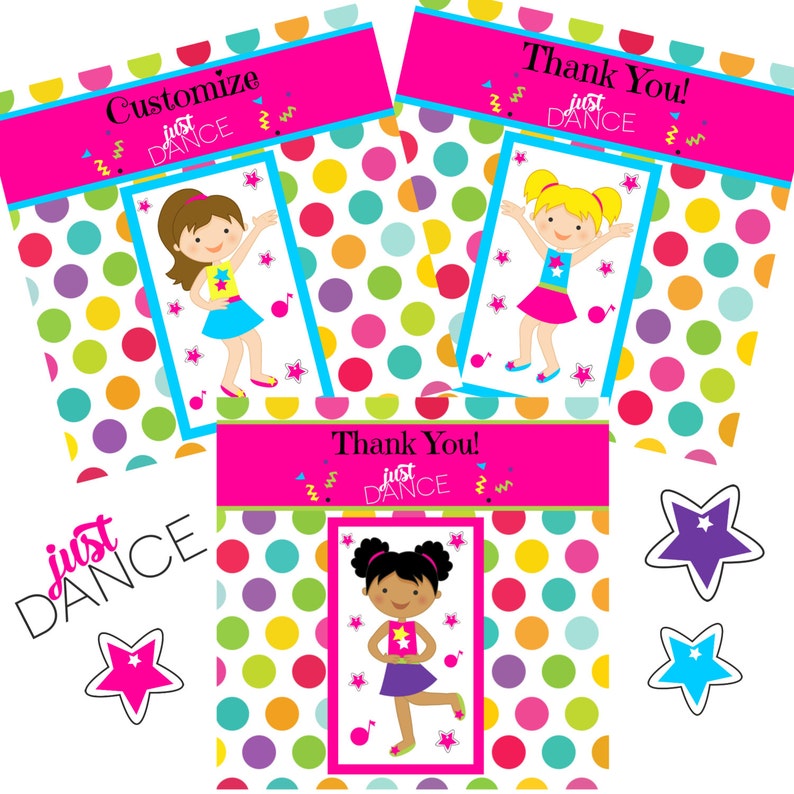 5 Pc Dance Party Lip Balm Favors/Dance Party/Party Favors/ Etsy