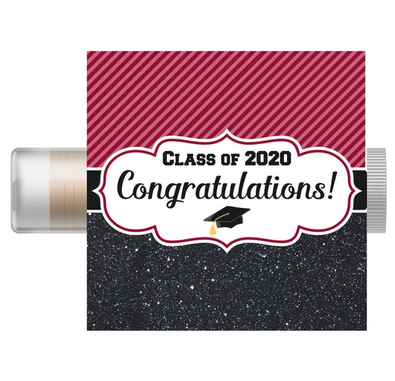 Graduation Lip Balm Party Favors, Set of 5, Graduation Party, Custom Chapstick, Grad Gift Idea, High School, College, Nursing, Culinary Il_570xn