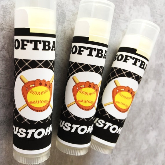 5Pc Softball Party Lip Balm Favors/Softball Party/Boy Softball Favors/Softball Chapstick/Softball Team Party/Softball Award/Softball Favor Il_570xn