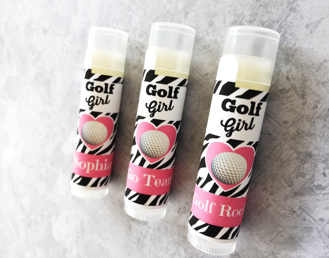 5pc Golf Party Favor Lip Balm/golf Party/girl Golf Favors/golf Etsy