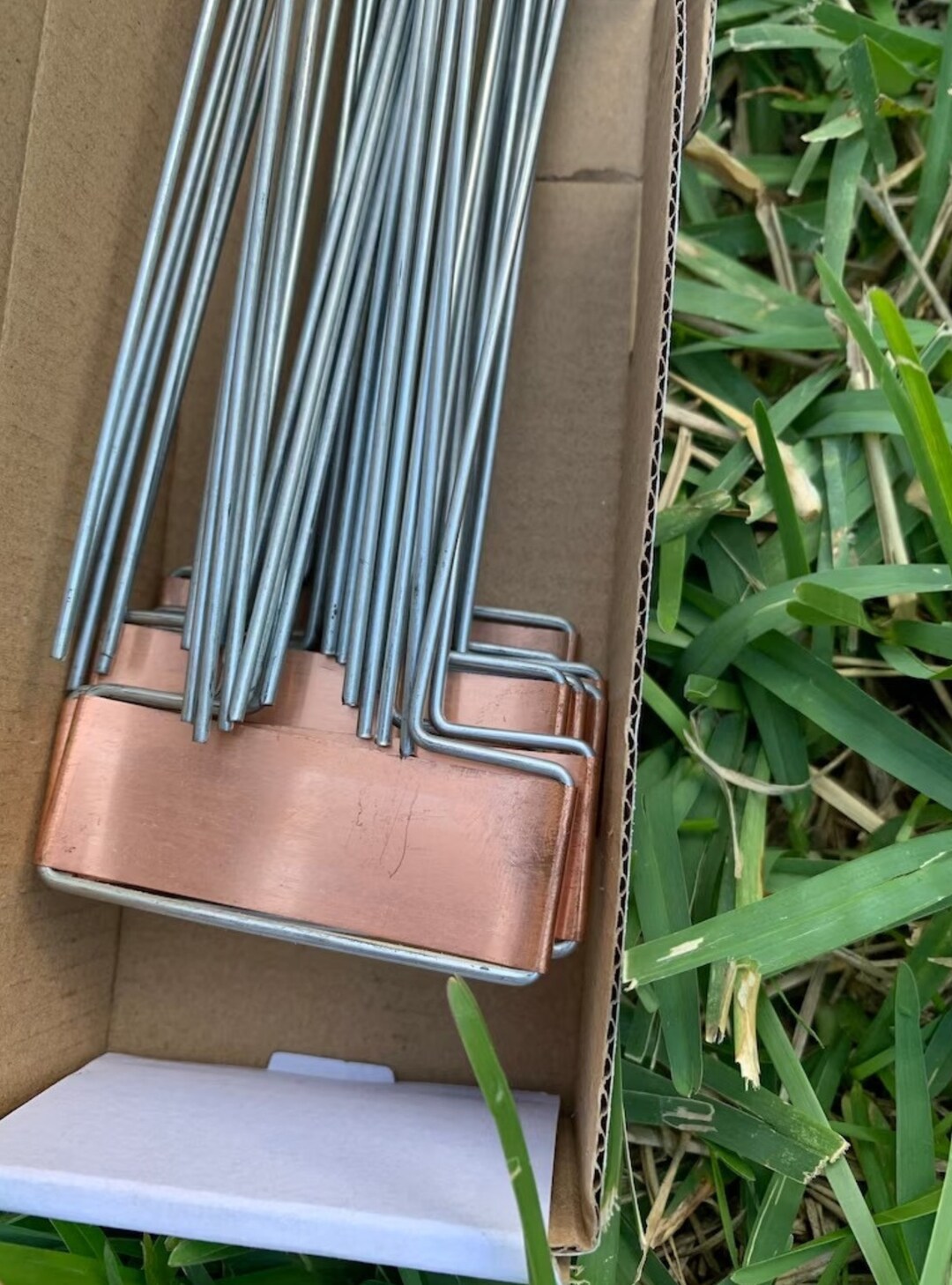 Planter Set Tall Plant Stakes Plant Name Tags Metal Etsy