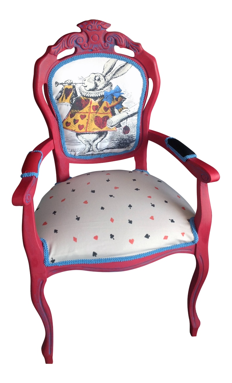 Alice In Wonderland Inspired Louis Chair