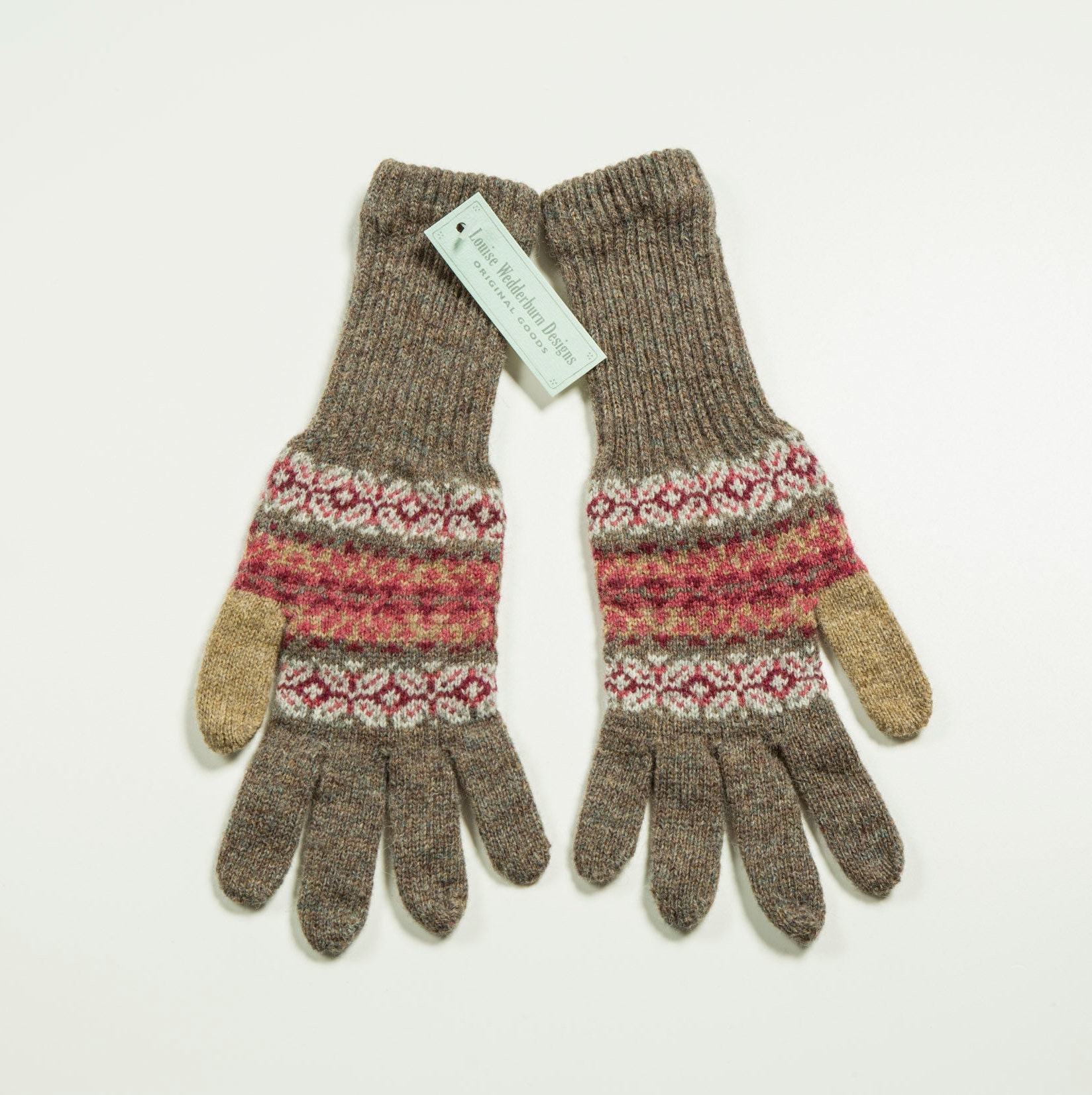 G Shetland Fairisle Gloves - Etsy UK