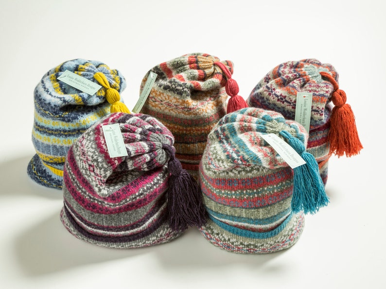 A Fisherman's fairisle Kep Hats image 3