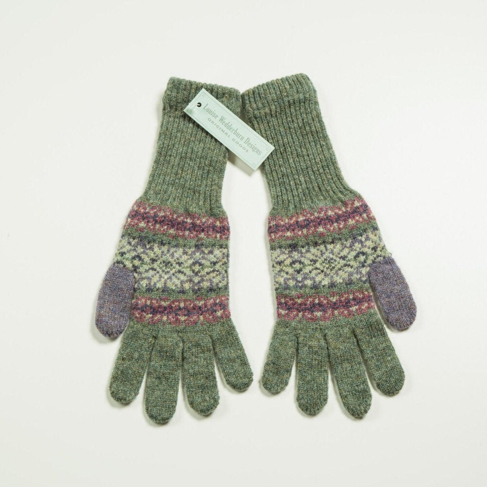 G Shetland Fairisle Gloves - Etsy UK
