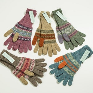 G - Ladies Shetland Fairisle gloves
