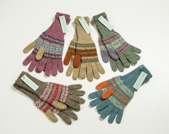 G - Ladies Shetland Fairisle gloves