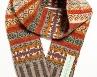 B- Fairisle Lambswool scarf