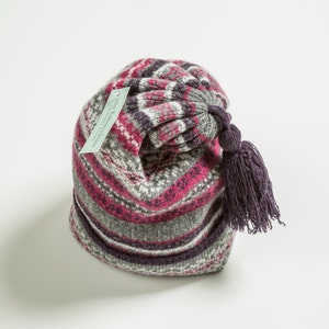 A Fisherman's fairisle Kep Hats berry