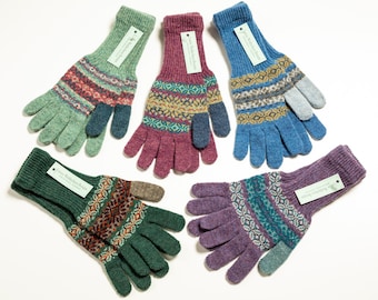 G - Ladies Shetland Fairisle Gloves