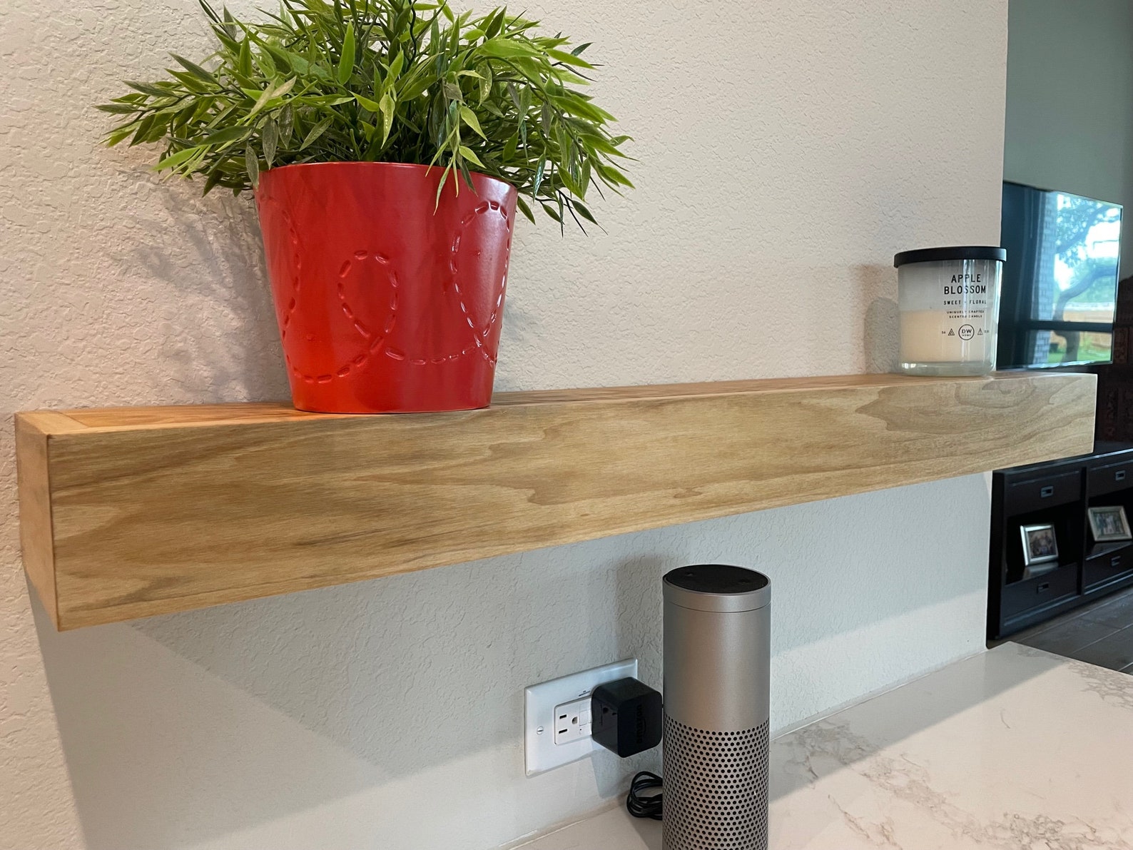 Floating Ledge Shelf Small Floating Mantel Shelf Etsy