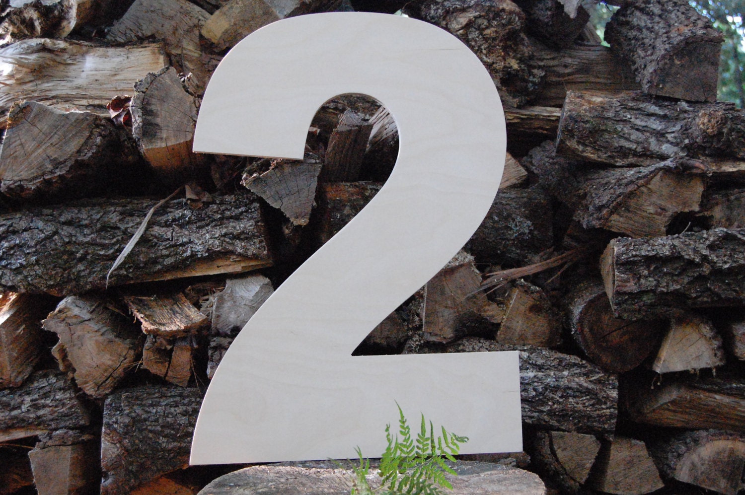 Unfinished 24 Inch Wooden Number wood Number 2 Etsy