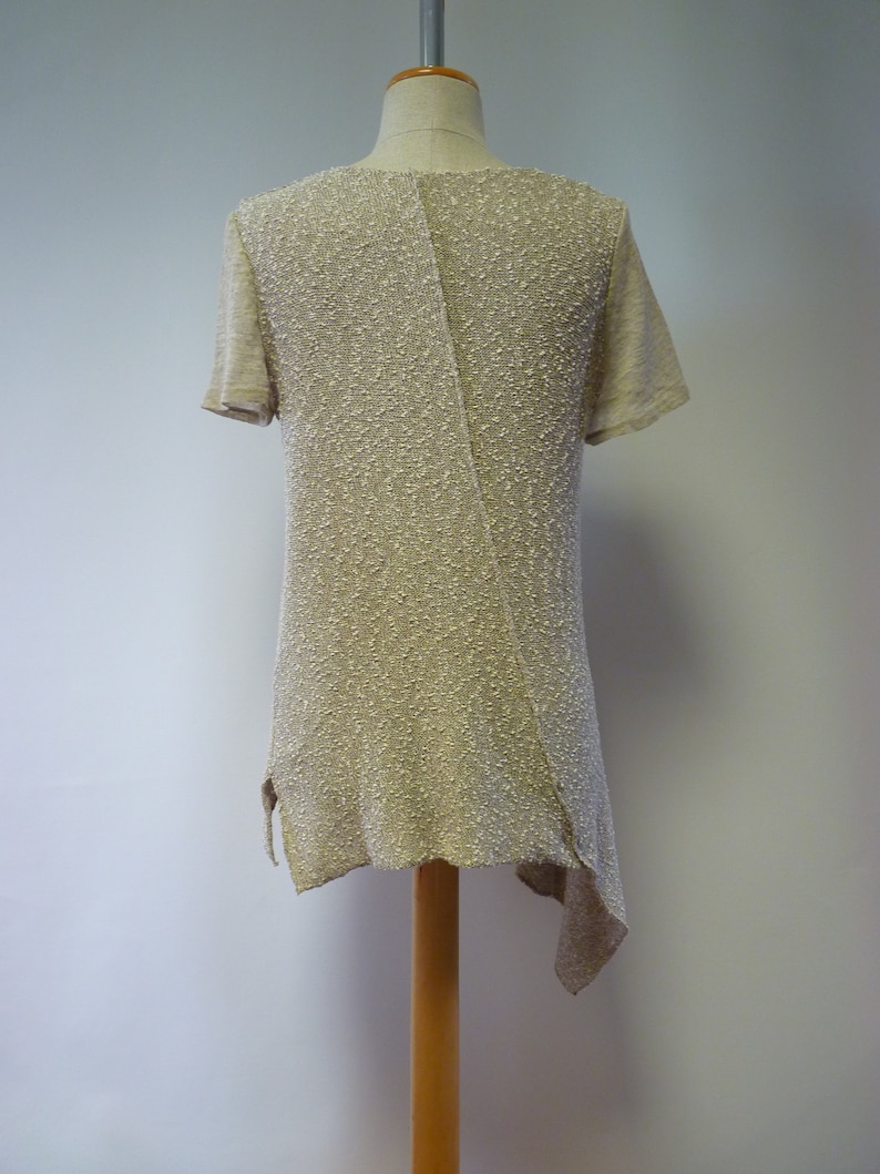 Essential beige boucle blouse M size.