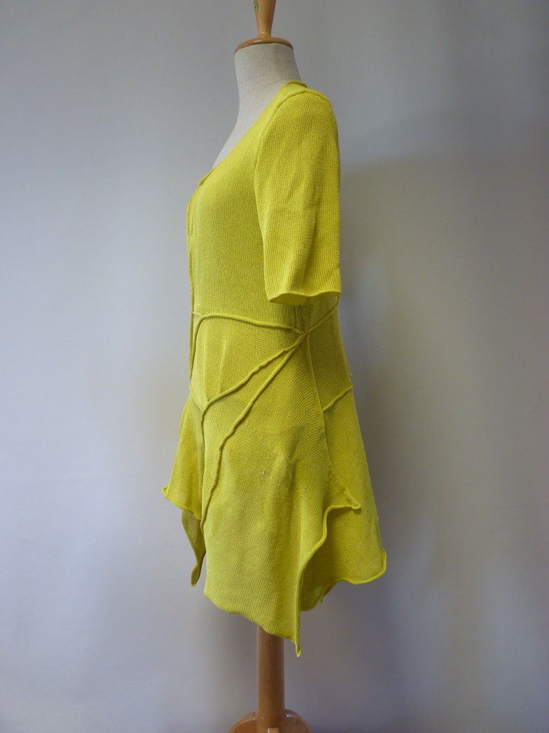 size XL. Sunny yellow cotton blouse