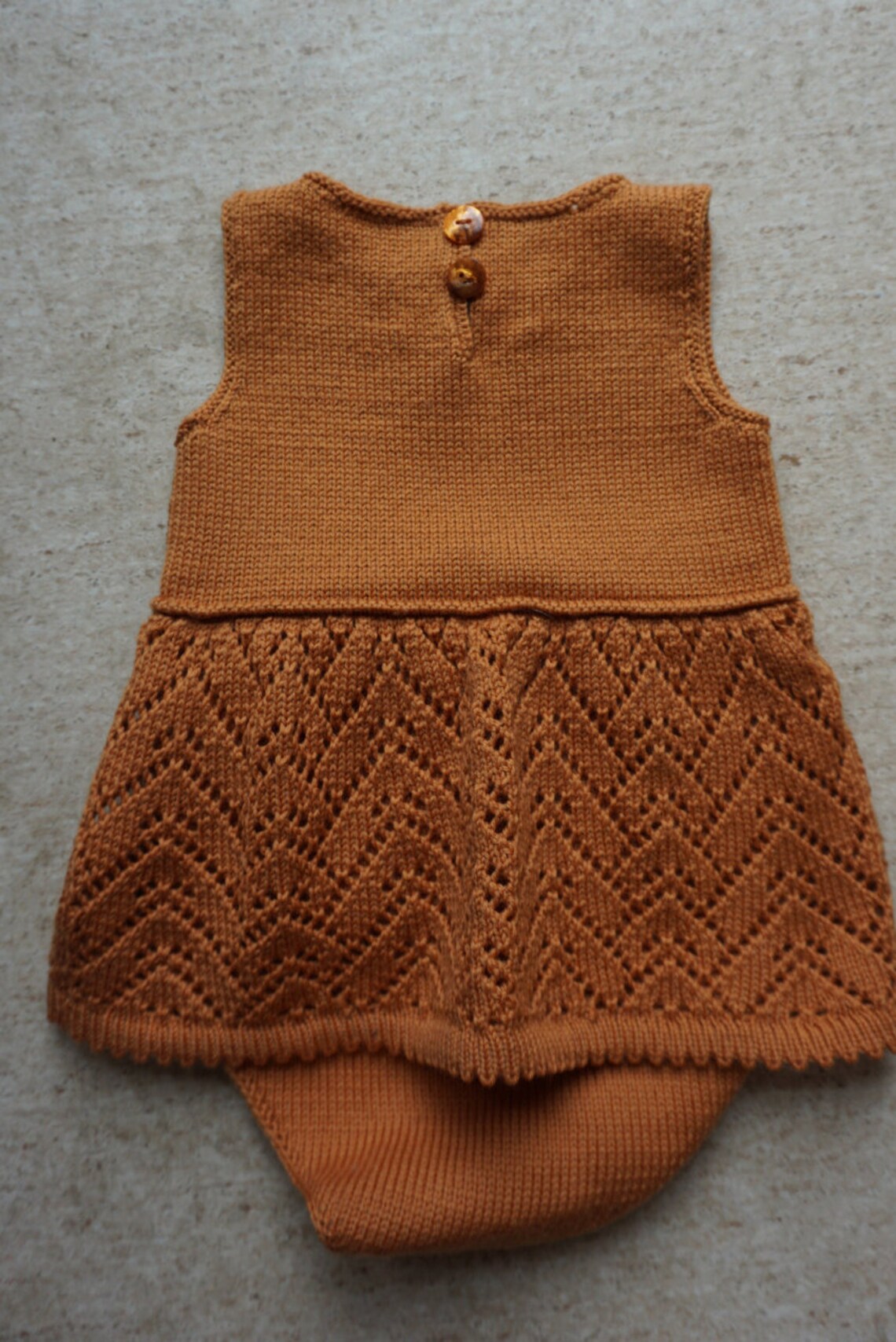 Machine Knitting Baby Body dress Pattern PDF Etsy