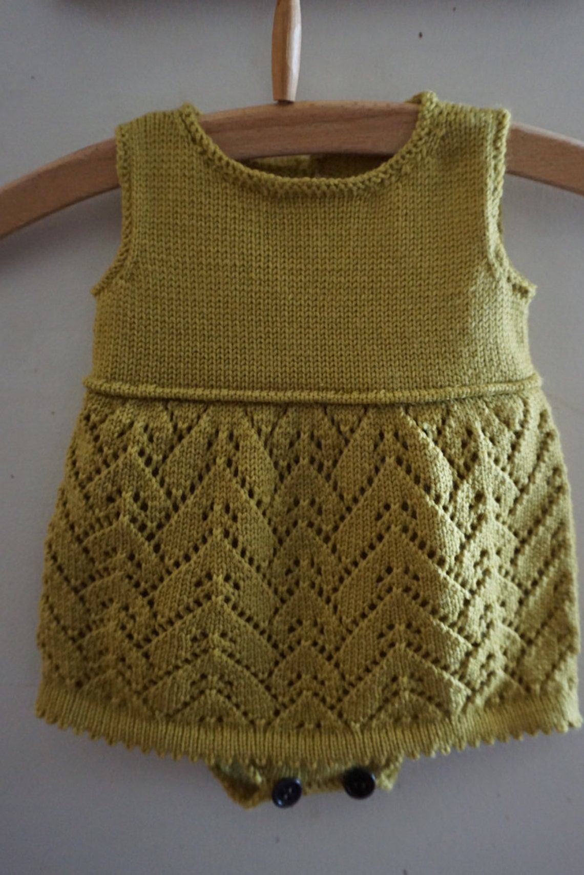 Machine Knitting Baby Body dress Pattern PDF Etsy