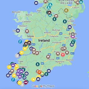 Ierland Locatiekaart