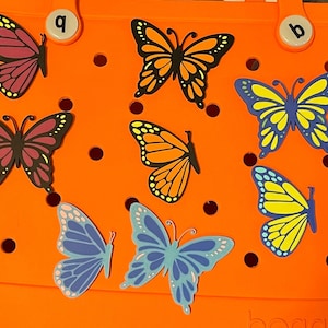 Butterfly Bogg Charm-Monarch Bogg Bits-Bogg Bag Bits-Butterfly Bag Charms-Butterfly Bag Charm-Custom Butterfly Bogg Charm