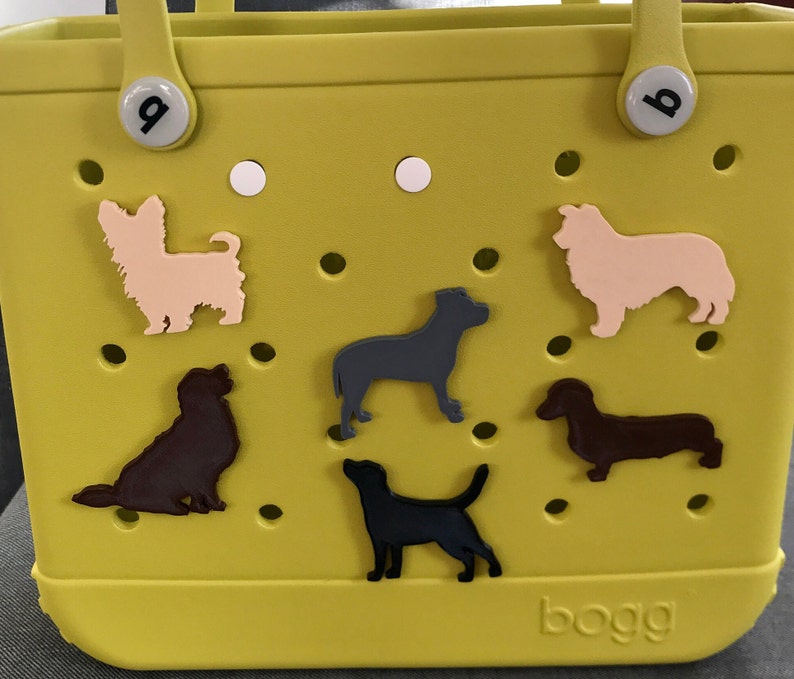 Dog Bogg Bag Bit-Dog Breed Bogg Bag Charm-Dogs Bogg Bag Bits-Lab Bogg Bag Bit-Pitbull Bogg Charm-Golden Bogg Bag-Shitzu Bogg Bit 
