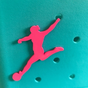 Soccer Player Bogg Bit-Female Soccer Player Bogg Bit-Male Soccer Player Bogg Bit-Sports Bogg Bit-Bogg Bag Buttons-Sports Bogg Bag Charm