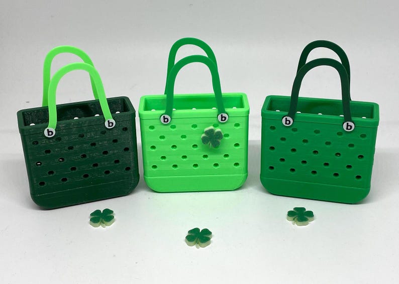 St Patrick's Day Miniature Bogg Bag-Irish Bogg Bag Replica-Bogg Bag-Bogg Bag Ornament-Unique Bogg Bag Gift-Mini Bogg Bag-3.25" Bogg Bag image 2