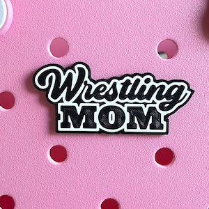 Wrestler Mom Bogg Charm-Wrestling Mom Bogg Charm-Male Wrestler Bogg Charm-Sports Bogg Bit-Female Wrestler Bogg Charm-Sports Bogg Bag Charm