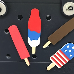 Popsicle Bogg Bit-Bomb Pop Bogg Bit-Summer Bogg Bag Bit-Summer Themed Bogg Bits-Fudgicle Bogg Bit-Patriotic Bogg Bit-Kids Bogg Bit