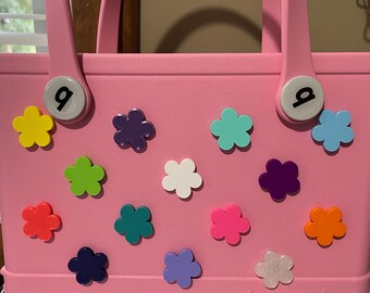 Tiny Flower Bogg Bit-Small Flower Bogg Bit-Flower Bogg Charm-Custom Bogg Bag Charms-Flower Bogg Bag-Embellished Flower Bogg Bit