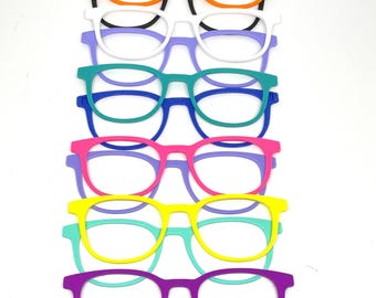 3D Printed Magnetic Glasses Topper- Frame Topper Blank with Magnets Installed-DIY Glasses Frame Topper-Choose Your Topper Style