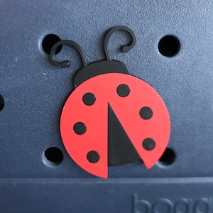 Lady Bug Bogg Charm-Ladybug Bogg Bit-Summer Bogg Bag Bit-Bug Bogg Charm-Cute Girls Bogg Charm