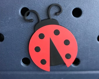Lady Bug Bogg Charm-Ladybug Bogg Bit-Summer Bogg Bag Bit-Bug Bogg Charm-Cute Girls Bogg Charm