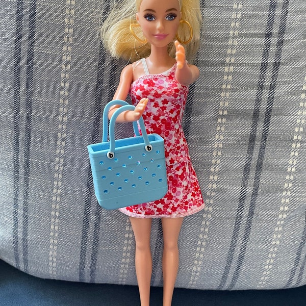 Doll Size Bogg Bag-Doll Handbag-Doll Size Tote-Doll Accessories-12 Inch Doll Bag-12 Inch Doll Accessories