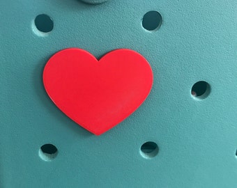 Heart Bogg Bit-Heart Bogg Charm-3D Printed Bogg Bit-Valentines Heart Bogg Bit
