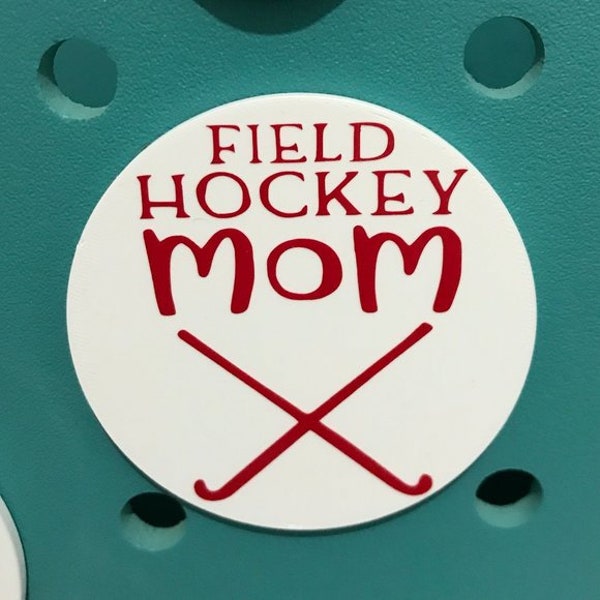 Field Hockey Mom Bogg Bag Charms-Field Hockey Bogg Bits-Field Hockey Bag Charm-Bag Accessory-Bogg Bag Buttons-Custom Bogg Bag Charms