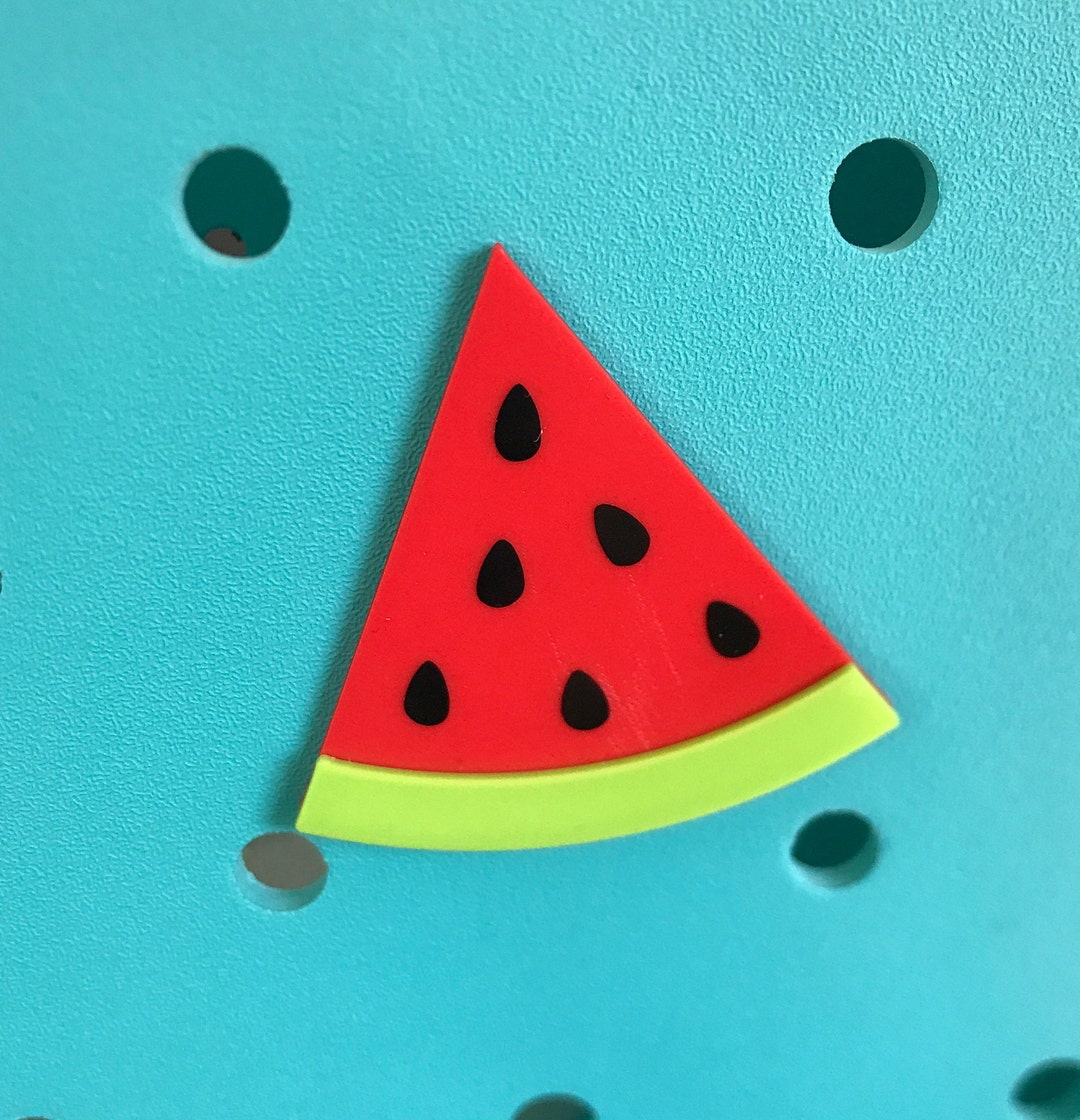 Watermelon Bogg Bit-watermelon Slice Bogg Bit-summer Bogg Bag Bit ...