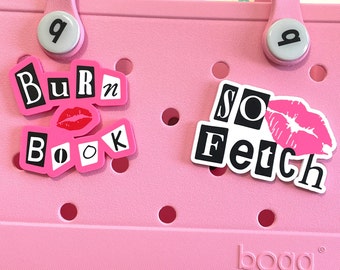 Burn Book Bogg Charm-So Fetch Bogg Charm-Girl Bogg Charm-Cady Bogg Charm-Regina Bogg Charm