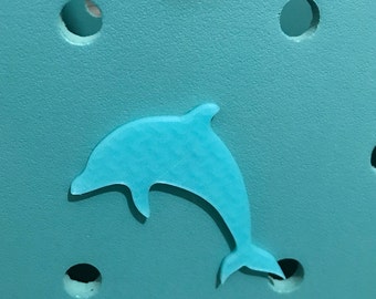 Dolphin Bogg Bag Charm-Dolphin Bogg Bits-Dolphin Bag Charm-Bag Accessory-Bogg Bag Buttons-Custom Bogg Bag Charms-Bogg Bag Accessories