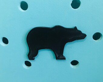 Bear Bogg Charm-Bear Bogg Bag Charm-Mama Bear Bag Charm-Mama Bear Bogg Bit Charm-3D Printed Bogg Bit-Animal Bog Charm-Textured Bogg Charm