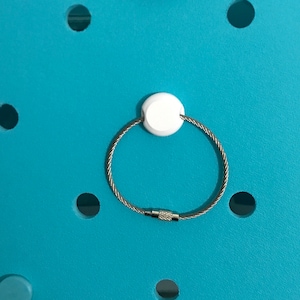 Bogg Bit Button-Bogg Bit Ribbon Holder-Bogg Bag Bit Charm Connector-Bogg Bag Button with Hole-Bogg Bag Ribbon Holder-Bogg Key Ring Holder