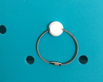 Bogg Bit Button-Bogg Bit Ribbon Holder-Bogg Bag Bit Charm Connector-Bogg Bag Button with Hole-Bogg Bag Ribbon Holder-Bogg Key Ring Holder