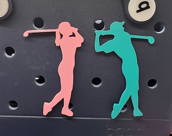 Golfer Bogg Charm-Golfing Bogg Bit-Female Golfer Bogg Bit-Male Golfer Bogg Bit-Golf Ball Bogg Charm-Sports Bogg Charms-Golf Bogg