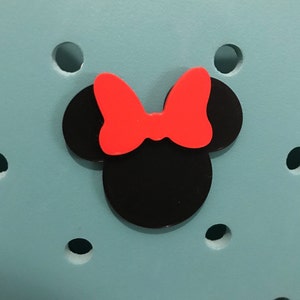 Minnie Mouse Bogg Bit-Mini Mouse Bogg Charm-Mini Mouse Ears Bogg Bit-3D Printed Bogg Bit